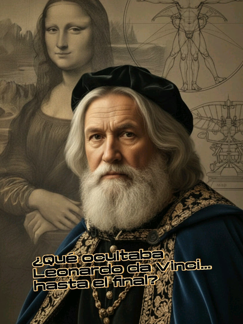 🕯️ Historia breve de Leonardo da Vinci 🕯️ Sus últimos días los pasó en el castillo de Clos Lucé, en Francia, protegido por el rey Francisco I. Allí reflexionó sobre su vida, su legado… y lo que pudo haber sido. ¿Sabías que sus últimas palabras fueron? 