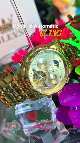 Đồng hồ cơ Automatic Olevs dây thép đúc đặc #donghoco #donghoautomatic #olevs #olevswatch 