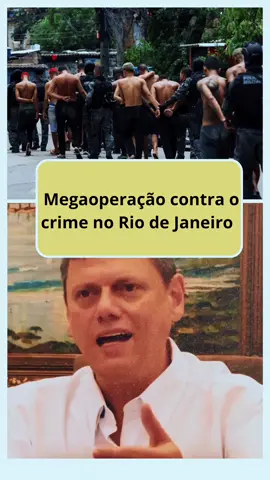 Megaoperação contra o crime no Rio de Janeiro #tarcisiodfsp #tarcisiodefreitas #tarcisiocortes @Tarcisiogdf  #confronto #politica 
