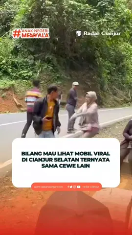 Viral! Niat ingin melihat truk viral di Cianjur Selatan namun ketahuan istri sahnya karena pria tersebut ketahuan menonton dengan wanita lain. Ada ada saja ya 😅 Video: @dayeuhpriangan  #radarcianjur 