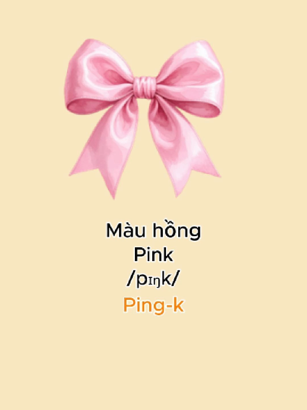 Từ vựng về màu sắc#tiếnganhmỗingày #easy #hoctuvungtienganh 