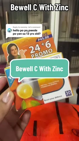 Replying to @mommy  lei Bewell C With Zinc #bewellcwithzinc #bewellczincprotect #bewellcvitamins 