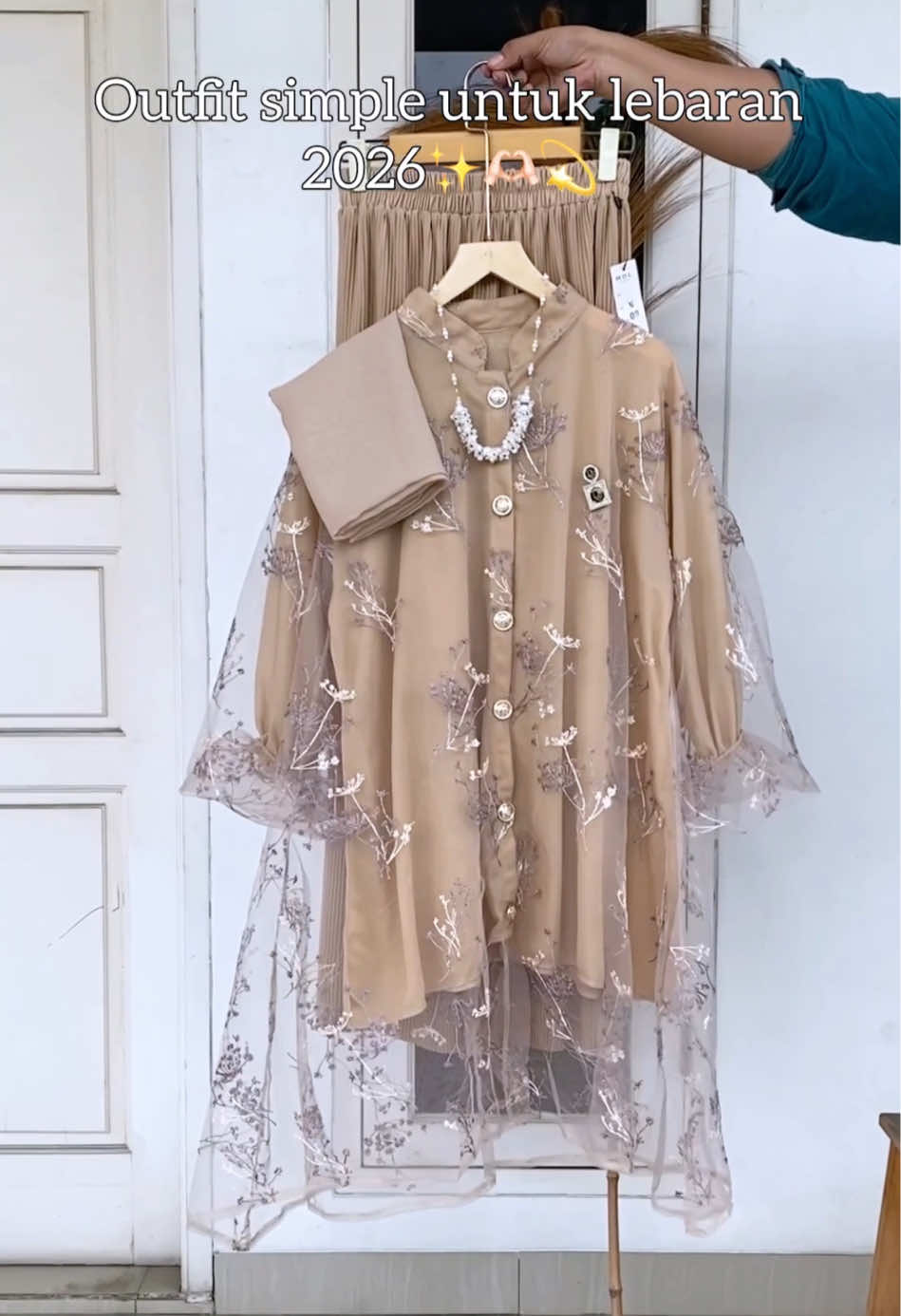 cakep bgt kak buat day 1 lebaran, simple anti ribet😚😍✨ #fy #bestseller #ootdinspo #outfitlebaran #kondangan 