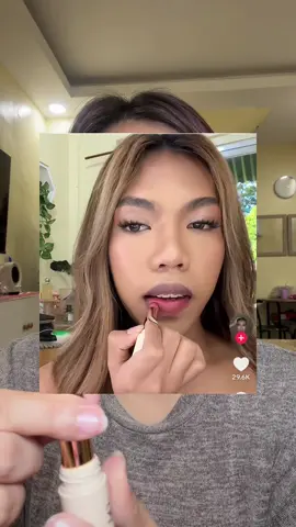 ang creamy niya grabe, very lightweight din sa lips #lipstick #mattelipstick #transferprooflipstick 