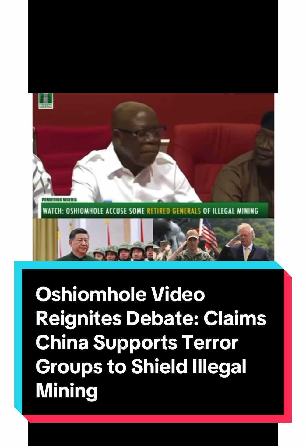 Video Evidence resurfaces of Nigerian Senator Adams Oshiomhole Accusing China Of Stealing Nigeria's Resources, Arming Bandits And Terror!sts Groups To Protect Their Illegal Mining Sites. Now, The Same China Is Speaking Out Against President Trump And America For Standing Up Against The Ongoing Ki! llings Of Christians In Nigeria by Bandits!!!