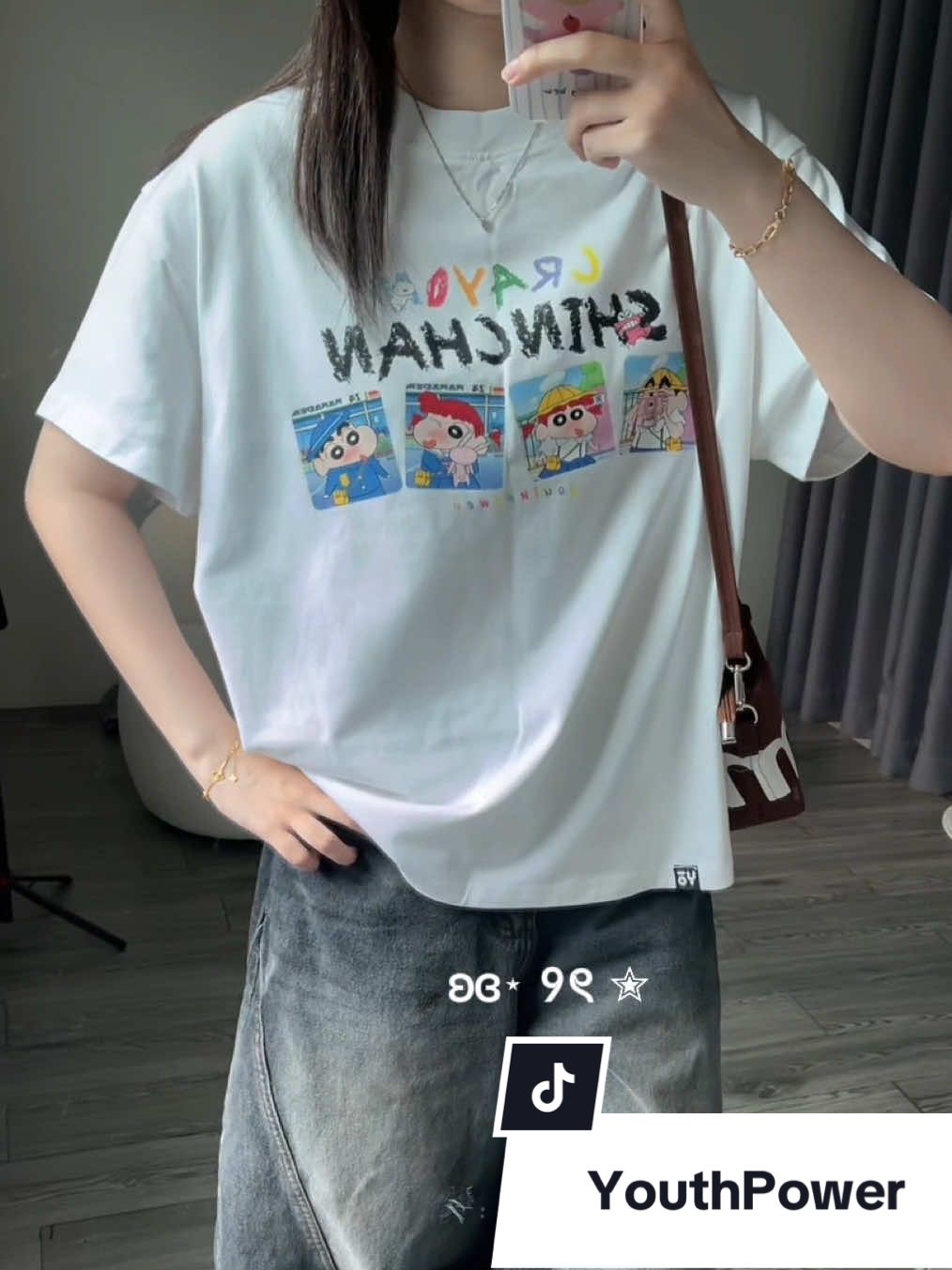 Áo Shin xinh ghê, mua bận liền cho toiii  #review #outfit #xh #aothun #phoidoxinh 