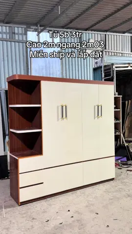Tủ 5b cao 2m ngang 2m03  Miễn ship và lắp đặt tại nhà ,Nhận hàng kiểm tra thoải mái ,bao hành phụ kiện 1 năm. Ưu tiên: ninh bình,nam định,thái bình,hà nam,hà nội,hưng yên,hải dương ,hải phòng,bắc ninh,bắc giang,thanh hoá,nghệ an,quảng bình,hà tĩnh,vĩnh phúc,hoà bình ❤️ #noithat97 #noithatdep #noithatgiadinh #tuquanao #xuhuongtiktok 