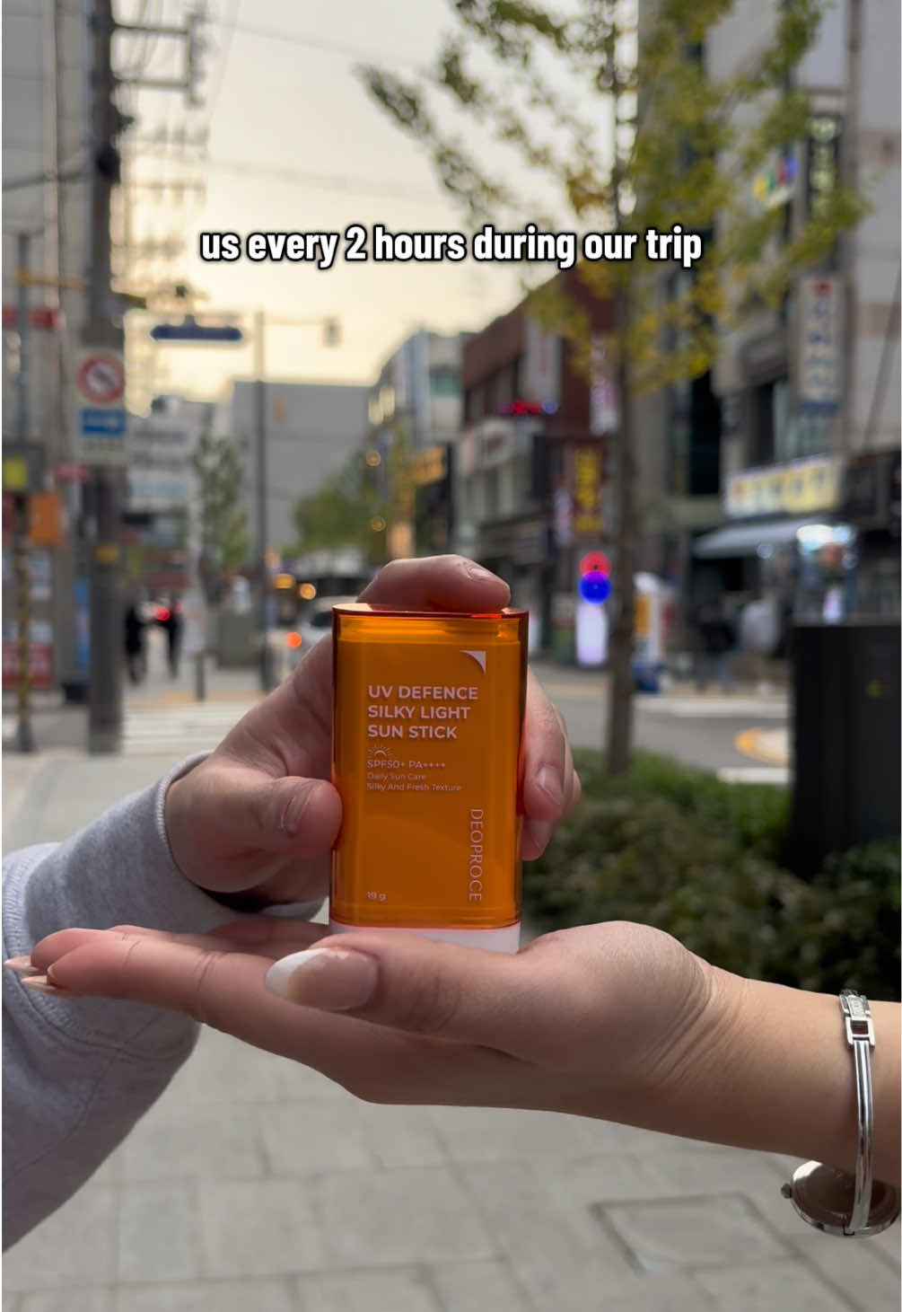 It’s cold in Korea but the sun is out, so reapplication is still a non-negotiable! Do you reapply your sunscreen every 2 hours? The Deoproce Sun Stick makes it so easy!  Available at @Watsons SG  #tiktoksg #koreanskincare #viralskincare #sgfinds #singaporetrending 