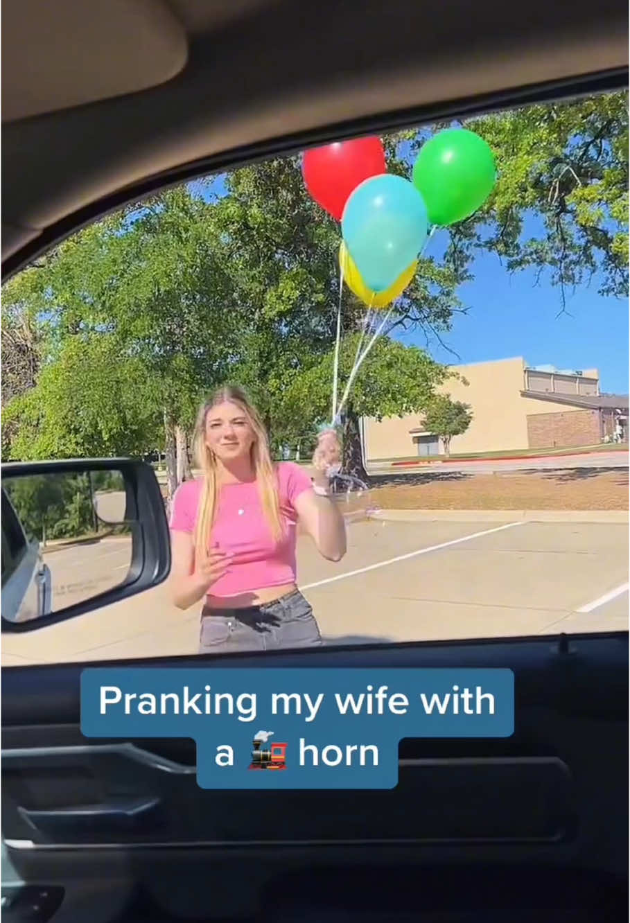 Air horn prank😂#prank #funny #for #fyp #funnyvideo 