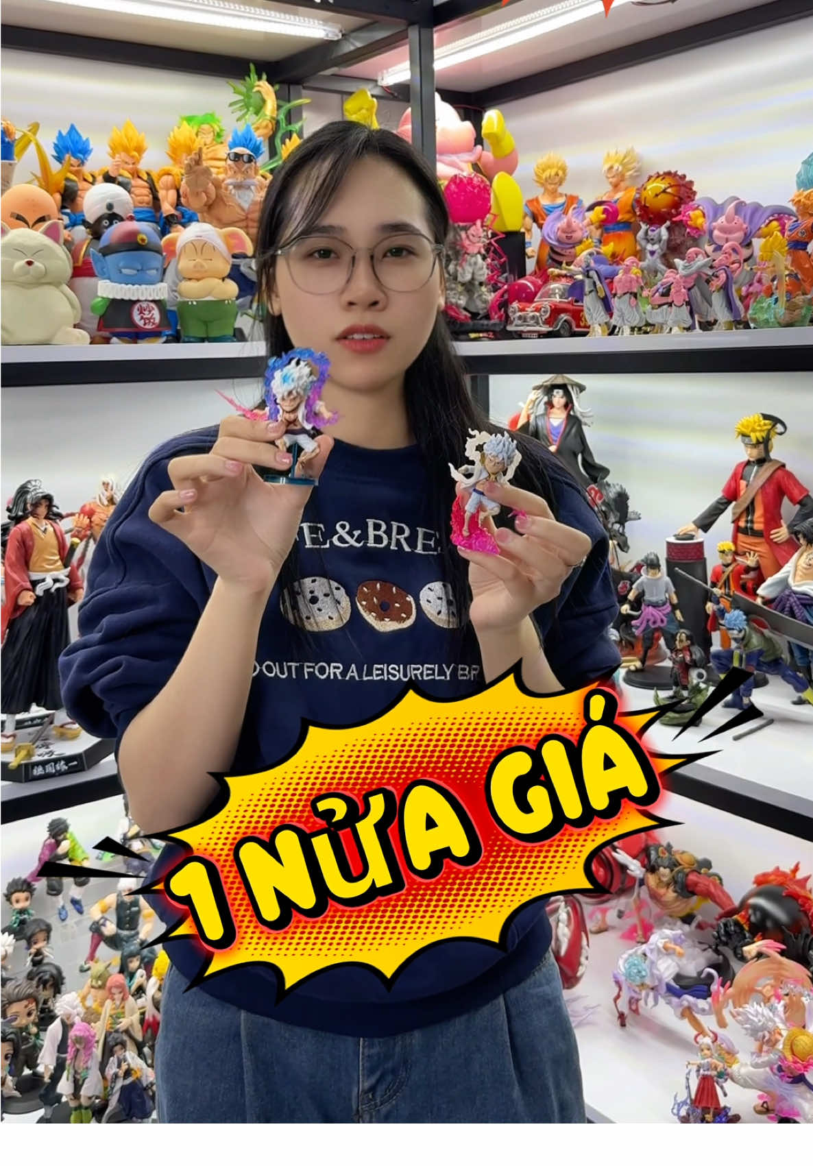 Không tin nổi luôn sale hẳn 1 nửa giá cho mọi người nhé 😍😍😍#wibumaidinh #dochoigiare #onepiece #luffygear5 