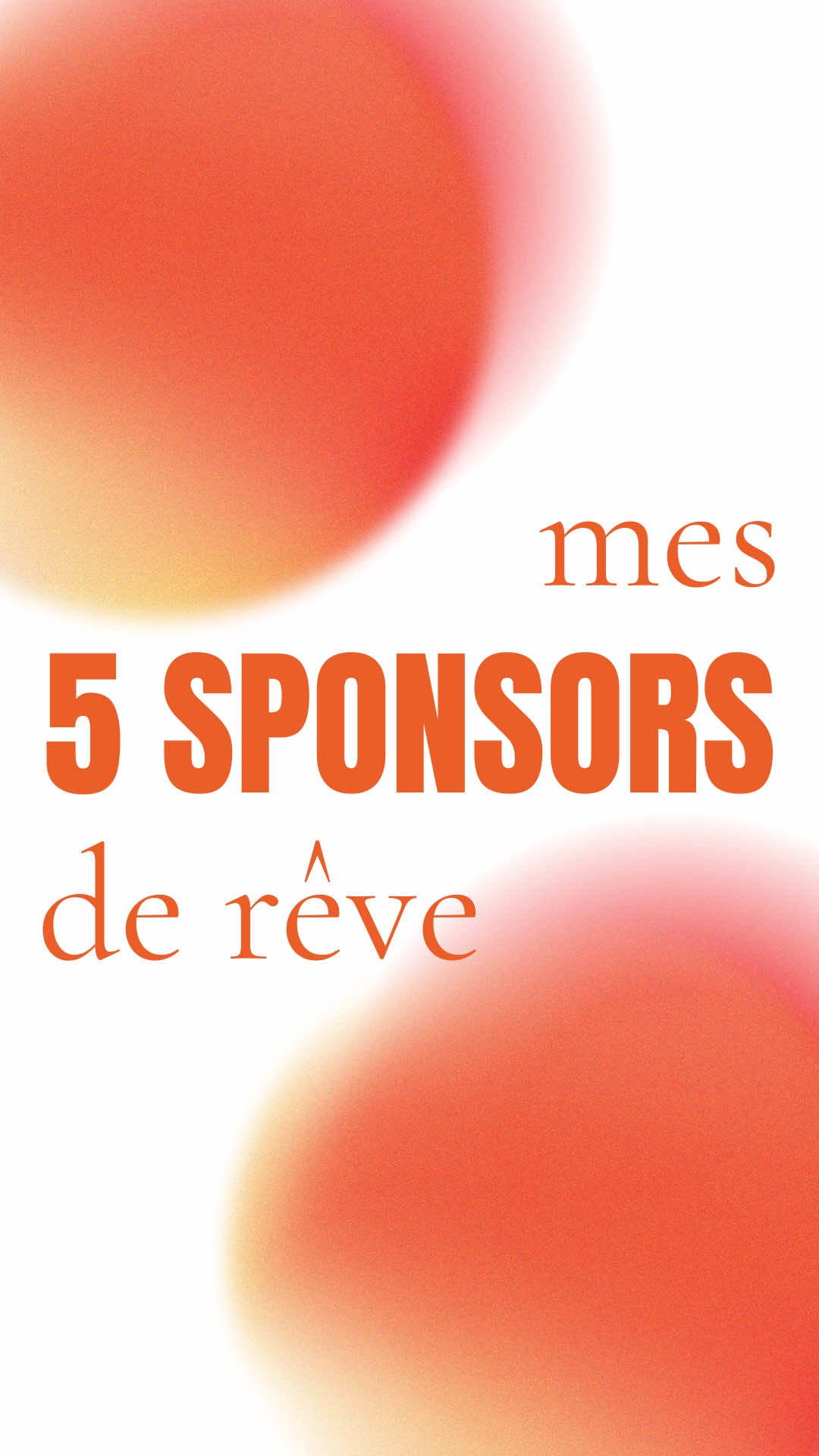 C’est quoi vos 5 sponsors de rêve ?  - Phillips France ?  @SNCF Voyageurs  Crous? Foreigb affairs ?  @LinkedIn FR ? C’est une blague y’en a la moitié qui ont pas de compte TikTok.