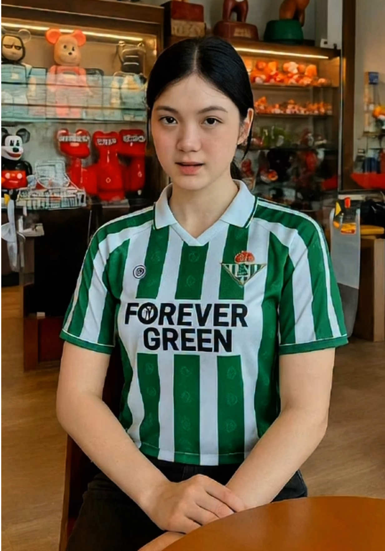 Jangan lupa ngopi geiss☺️ #ngopisantuy #janganlupangopi #jerseyrealbetis #realbetis #forevergreen 