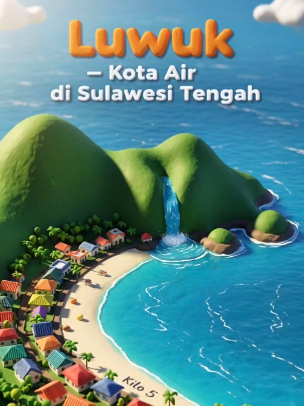 Pernah dengar kota yang dikelilingi air dari segala arah? 🌊 Inilah Luwuk, kota kecil di Sulawesi Tengah yang punya laut sebening kaca, air terjun hijau toska, dan bukit yang langsung menghadap laut! Semuanya cuma beberapa menit dari pusat kota! 😍 Selain pemandangannya yang gila indahnya, laut di sini juga rumah bagi ikan langka dunia, Banggai Cardinalfish 🐠 Dan katanya… Luwuk berpotensi jadi kota besar baru di masa depan! AI POWERED by: @capcutindonesia  #capcut #capcutpioneer #hitstabfontchange #luwukbanggai #pioneertemplate 