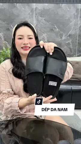 Dép da nam cao cấp giá trị hơn 100 ca#tiemmelisa #depda #depnam 