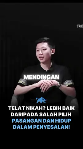 Mending telat nikah daripada dapet orang yang salah.                                                   #andryhakim #stockwise 