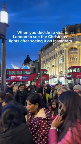 POV: You came to see London’s Christmas lights after Instagram sold you the dream… only to find out it’s actually hell on earth. 🫠✨ But plot twist: We hopped on the 55 bus and turned chaos into calm, with the best view and zero crowds. 🎄🚍 London hacks 101. #LondonChristmasLights #LondonHacks #FestiveFails #ChristmasInLondon #HiddenGems 