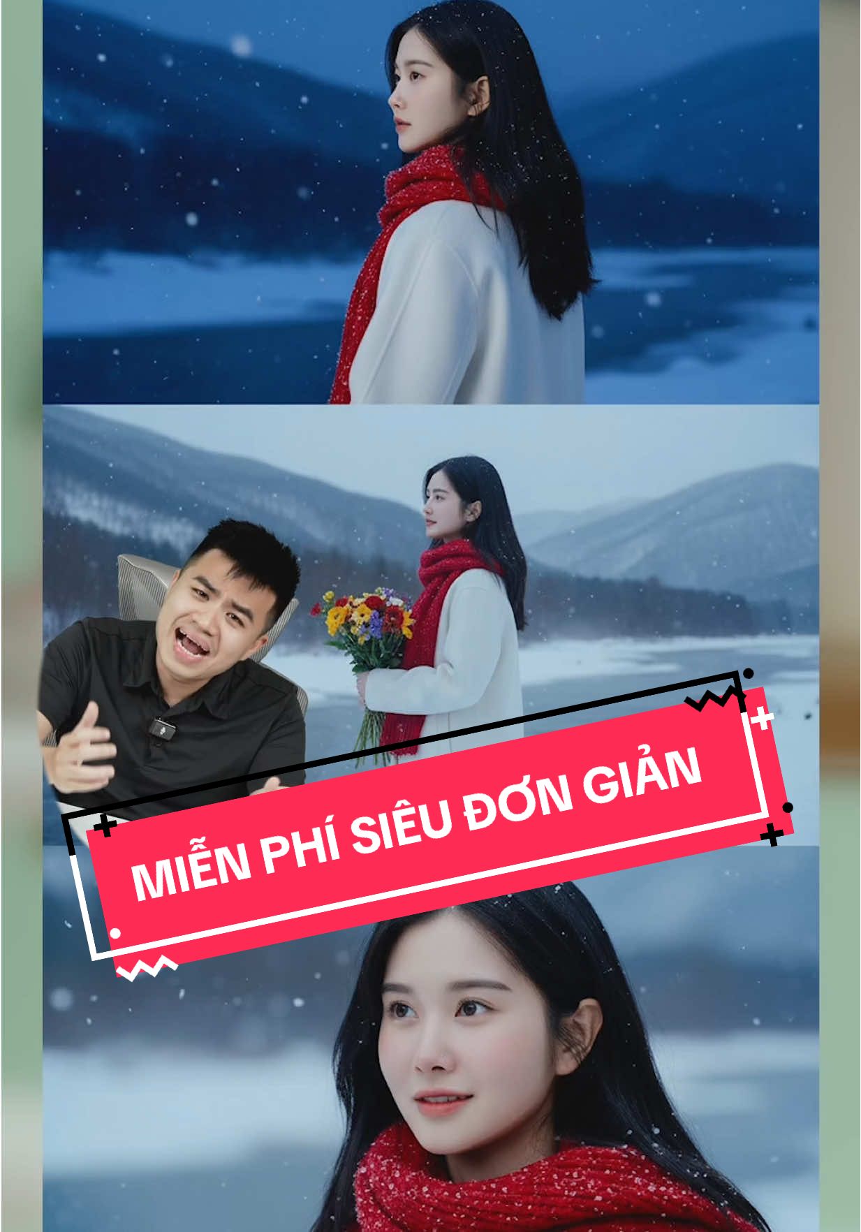 Cách tạo ảnh mùa đông miễn phí siêu đơn giản #adminkha 