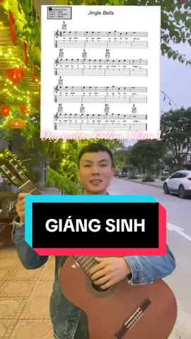 JINGLE BELLS - GUITAR HƯỚNG DẪN #jinglebells #tuhocguitar #guitardemhat #giaptrongduc #guitartoks 