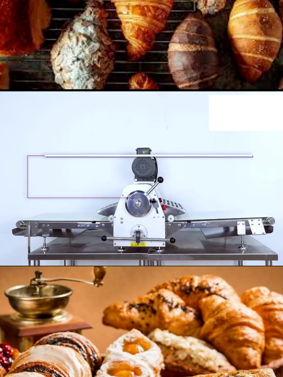 Dough Sheeter FOMAC  DSR400TB dan DSR500TB (Tabletop) DSR-500A (Standing) Piihan tipe tabletop dan standing# Mesin  Dough Sheeter merupakan mesin yang digunakan untuk menipiskan adonan  atau membuat menjadi lembaran yang merata. Mesin Dough Sheeter ini  memiliki pengaturan tingkat ketebalan yang bisa disesuaikan dengan  kebutuhan dan dirancang khusus untuk para pengusaha bakery yang  membutuhkan bahan adonan yang berlapis, seperti croissant, pisang bolen,  pia, dan masih banyak lagi. Keunggulan menggunakan Mesin Dough Sheeter antara lain : 1. Mesin dapat menggilas adonan dengan merata di setiap lembarannya. 2. Mesin dilengkapi dengan roller yang besar. 3. Bentuk yang dirancang khusus untuk bisa diletakan di atas meja (TB SERIES). Tersedia 3 pilihan  Lebar 40 dan 50 cm tipe tabletop Lebar 50 cm tipe standing #MesinPenipisAdonan #DoughSheeterDSR400TB #Citramesin #DoughSheeterDSR500TB #DoughSheeterDSR500A