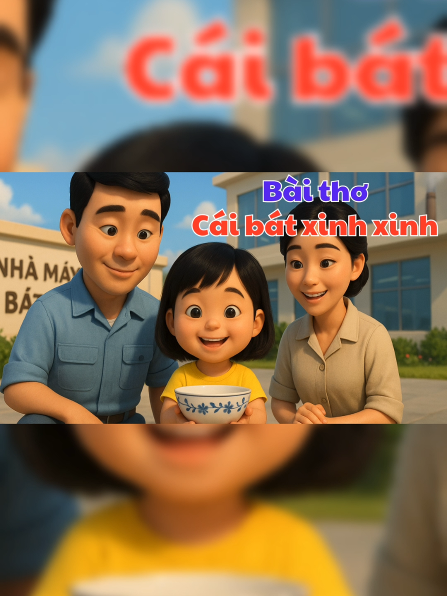 Bài thơ “Cái bát xinh xinh” – Video minh họa chủ đề Nghề gốm Bát Tràng trong giáo dục mầm non#giaovienmamnon #AI #mamnon #VEO #thotruyenmamnon 