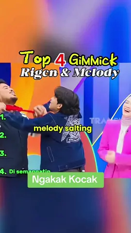 Gimmick RIGEN & MELODY #arisantrans7 #rigen #indrajegel #suryainsomnia #gimmick 