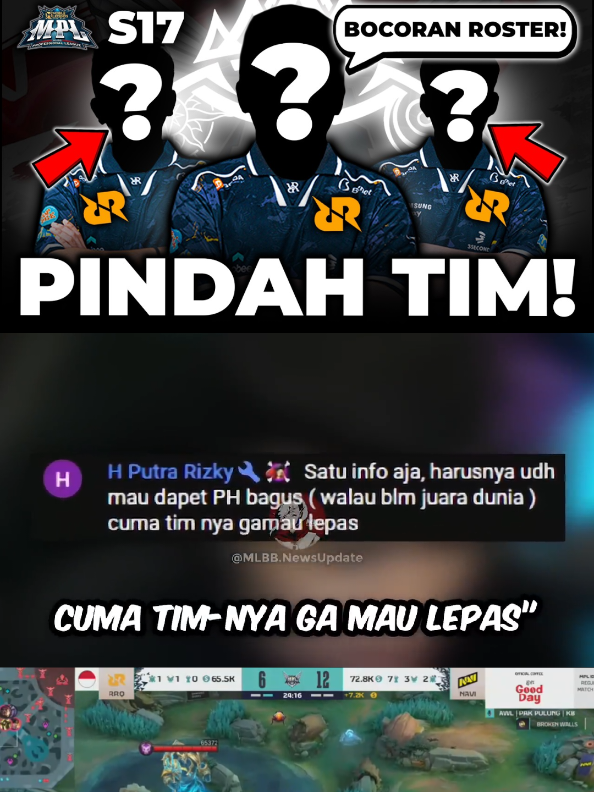 Bocoran Tim RRQ S17 😱#rrq #rrqhoshi #MLBB9TH #MLBB #mplindonesia 