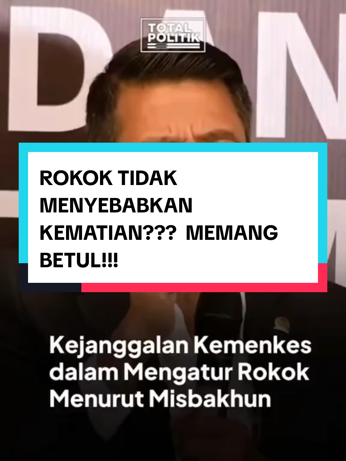 #stitch dengan @Total Politik kenapa ya skrng pehabat indonesia kalo ngomong gak di filter dengan baik dulu???  #rokok #kemenkesri #kabupatentangerang #stopsmoking 