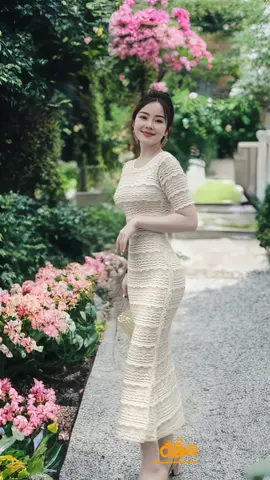 Đầm ren 2 lớp mà tôn dáng đỉnh như này hiếm lắm nha 😍 mặc vào là eo nhỏ – dáng xinh liền! #OOTD #outfit #vayxinh #thoitrangnu #nhacobacon369 