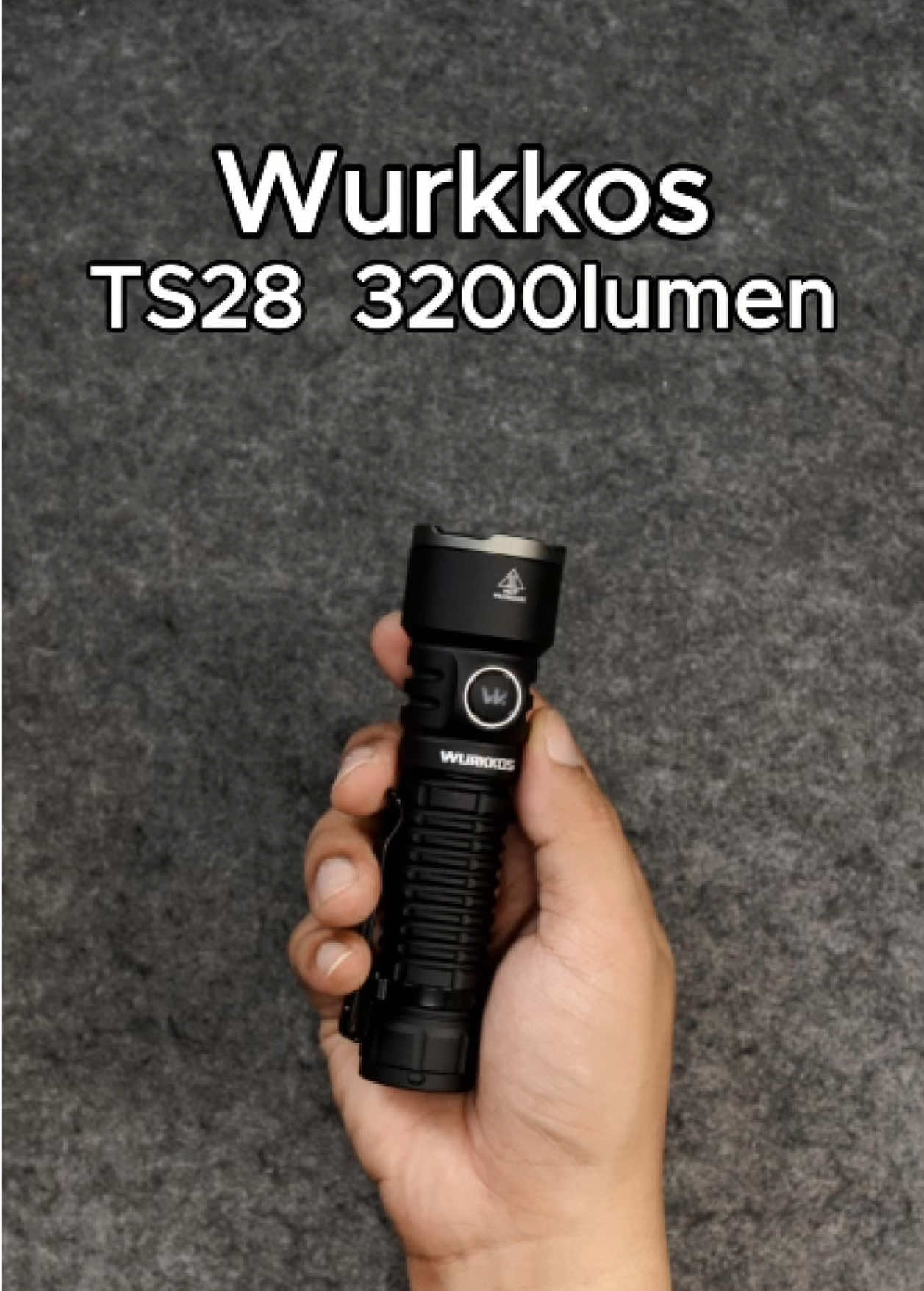 unboxing wurkkos ts28 3200lumen 506Beam  #flashlight #unboxing #wurkkos #edc 