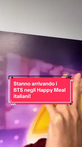 Stanno arrivando negli Happy Meal in Italia 🇮🇹 💜💜💜💜💜💜💜 🎉 Finalmente i BTS 🎤👩‍🎤 saranno le prossime sorpresine degli Happy Meals di McDonald’s tutti da collezionare 🔝 #HappyMeal #mcdonaldsitalia #imlovinit #mclovers #bts 