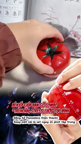 đồng hồ set giờ cà chua #meotrend #thoiquentot #donghocachua #kyluatbanthan #motivation 