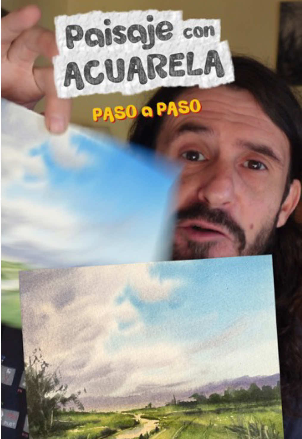 Después de muchas semanas sin publicar por falta de tiempo (encargos, clases en el taller, etc) os traigo este nuevo tutorial de acuarela expresamente pensando para principiantes. Es un sencillo paisaje con acuarela dividido en 4 puntos clave para ordenar el proceso y no perderse en el camino. Espero que os resulte útil y ya sabéis que cualquier duda podéis dejármela en comentarios. CIELO: 3 niveles de azules en el fondo y 3 niveles también para los grises de las nubes  MONTAÑAS: pintamos la silueta con azul ultramar y bermellón. Y el fondo de amarillo  PRADO Y CAMINO: 4 sucesivas capas de verdes y no pintamos la forma del camino  SOMBRAS Y DETALLES: añadimos sombras en el camino, los tonos más oscuros y algunas luces. . MATERIALES: . ACUARELA: @acuarelaswhitenights  SET DE PINCELES:  “Herend” @herendbrush_official  https://herendbrush.com/ ∙ Pincel Redondo nº 8 (R-5200) ∙ Paletina plana 30 mm. (F-1200) PAPEL: “Saunders waterford” 300 gr. Grano fino. 100% Algodón PALETA: MIJELLO . #watercolor #acuarela #watercolorpainting #arttutorial #watercolortutorial      