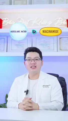 Chọn azelaic acid hay niacinamide trong việc giảm thâm điều trị mụn #bacdatkhongbeo #mụn #azelaicacid #niacinamide 