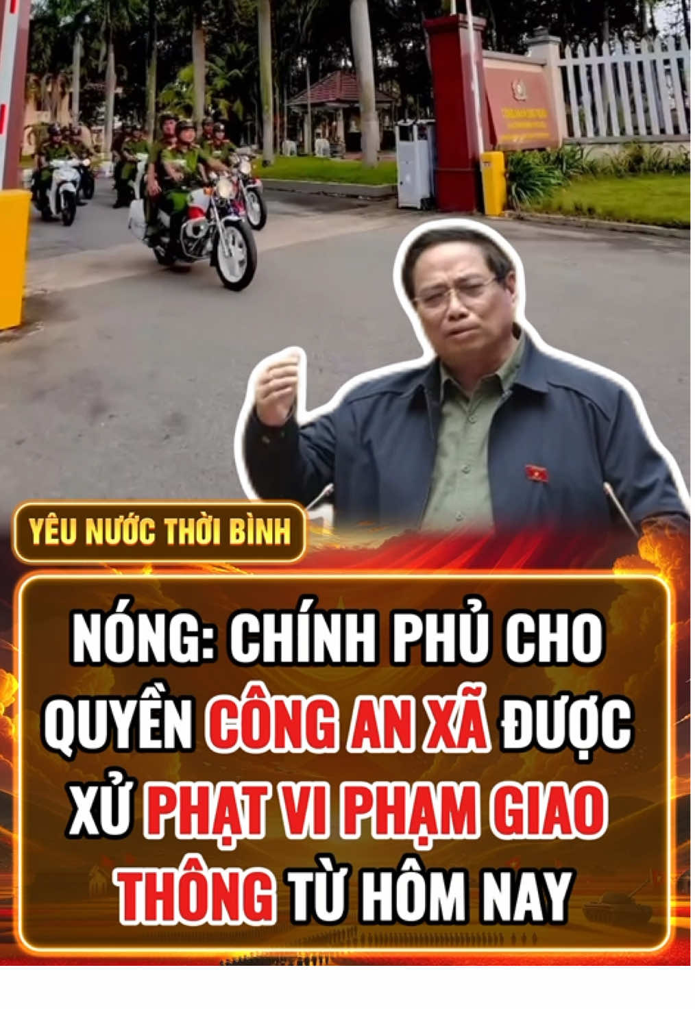 Nóng: Chính phủ cho quyền công an xã được xử phạt giao thông từ hôm nay #tintuc #vietnam #conganxa #giaothong #xuphatgiaothong 
