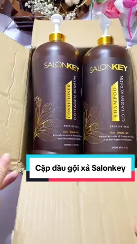 Chị em nào tóc khô sơ tối chẻ ngọn thì dùng thử cặp dầu gội xả Salonkey này đi ạ. Tóc mềm óng mượt lắm ạ#xuhuong #daugoixasalonkey #daugoi #giadungtienich  @Ngọc tích cực  @Ngọc tích cực  @Ngọc tích cực 