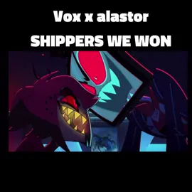 I FUCKING WON I TOLD YALL THEY HAD A THING #hazbinhotel #vox #alastor #RADIOSTATIC #fyppppppppppppppppppppppp 