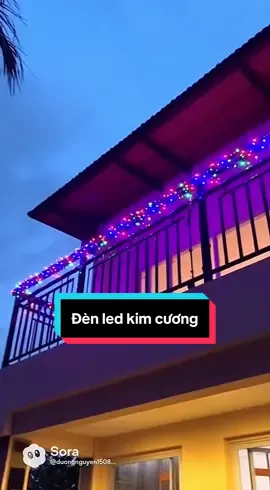 Đèn led kim cương 40m #denledtrangtri #xuhuong #đèn #xuhuongtiktok2025☘️🍀♥️ 