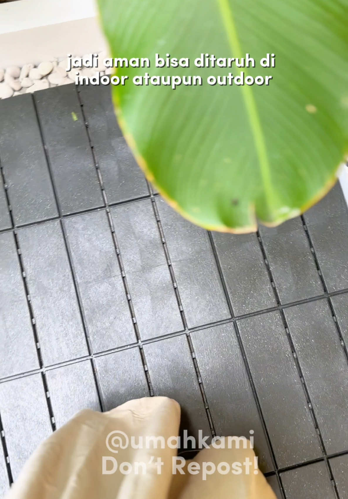 Yuk bantu kurangi sampah dengan pake decking dr srasah #promomakanharian #deckingmakeover #srasahfloordecking 