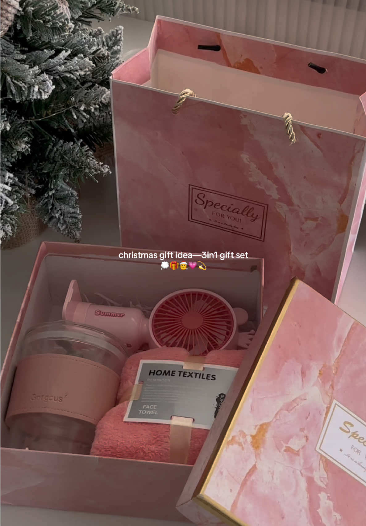 another christmas gift reco—3in1 gift set! 🎁🎅💗✨ #christmasgiftidea #christmasgift #christmas #giftidea #giftset 