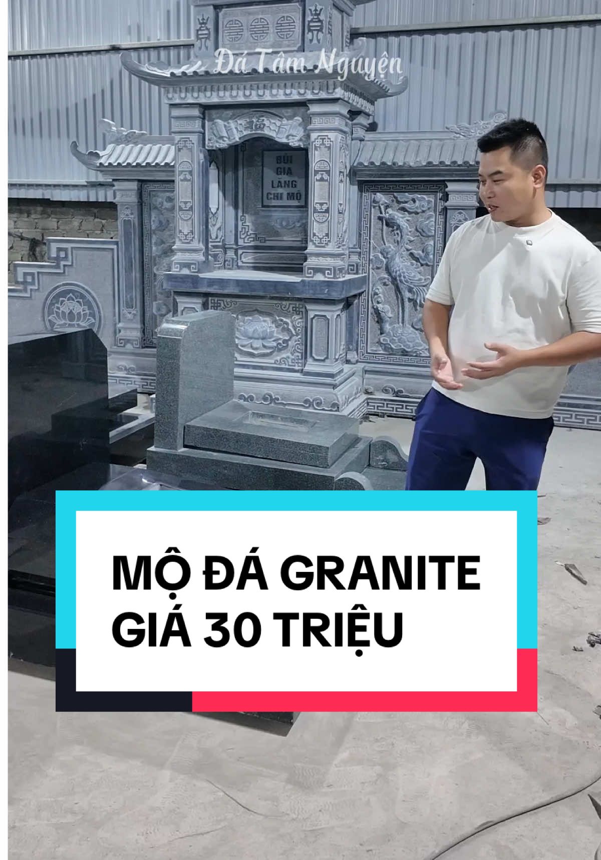 Trả lời @Đặng Dũng Mộ đá granite giá 30 triệu.#langmoda #datamnguyen #modagranite #gialangmoda 