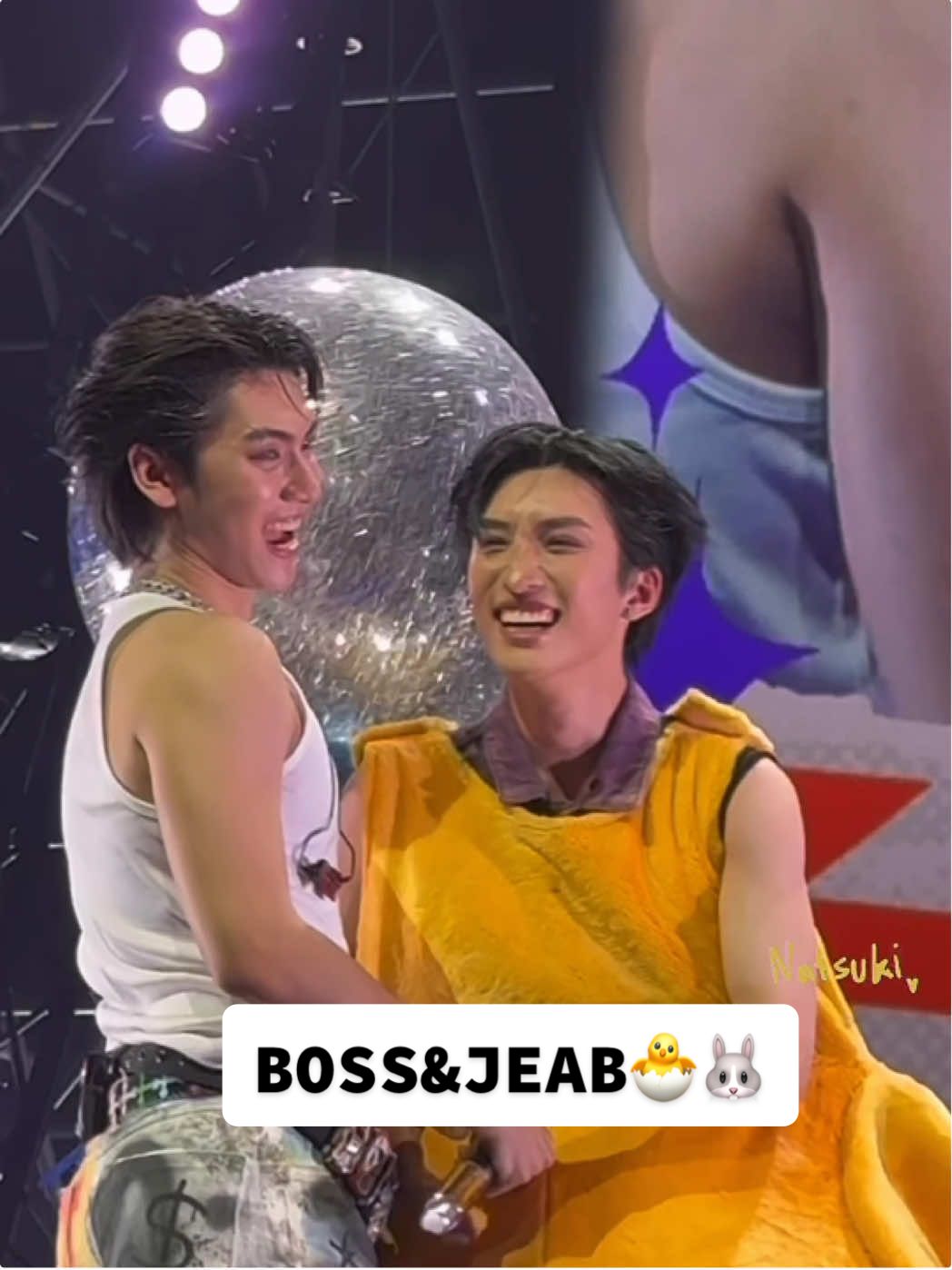 2025.12.21 Graduation surprise🐣💞🐰 BOSS & JEAB（NOEUL） #BossCKMTheCassetteNight #BOSSCKMGraduatedConcert #BOSSCKM #Bosschaikamon #Noeulnuttarat   