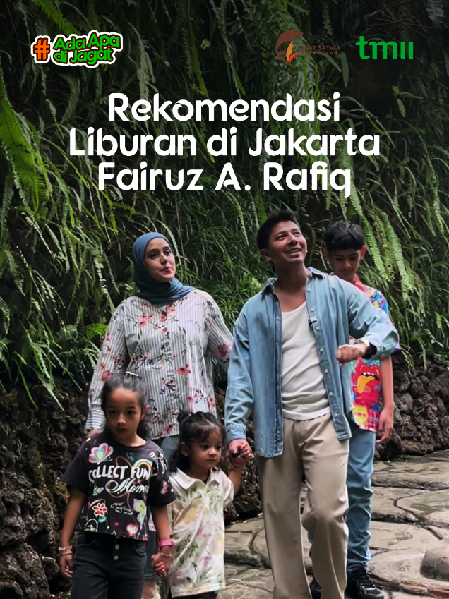 Kakak Fairuz A. Rafiq dan keluarga memperingati Hari Cinta Puspa & Satwa Nasional di Jagat Satwa Nusantara loh 😆😆 Kak Fairuz dan Keluarga ga cuman wisata di Jagat Satwa Nusantara tapi juga dapat belajar info info unik tentang Satwa Nusantara yang bikin kita semakin peduli dan mencintai lingkungan hidup Yuk minggu ini Kunjungi Jagat Satwa Nusantara untuk rayakan Hari Cinta Puspa dan Satwa Nasional 🥰🥰🥰 Cukup 99.000 bisa berkunjung ke - Taman Burung - Museum Komodo - Dunia Air Tawar - Dunia Serangga - Farm house Tiket bisa dibeli di: - tiket.jagatsatwanusantara.id - Loket Jagat Satwa Nusantara TMII #JagatSatwaNusantara #tmii #promoliburan #LiburanKeluarga #liburanjakarta 