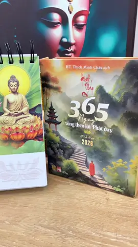 Sách lịch để bàn Kinh Pháp Cú - 365 ngày sống theo lời Phật dạy. #kinhphapcu #lichkinhphapcu #lichdeban #kinhphapcudeban #suutamphapthoai 