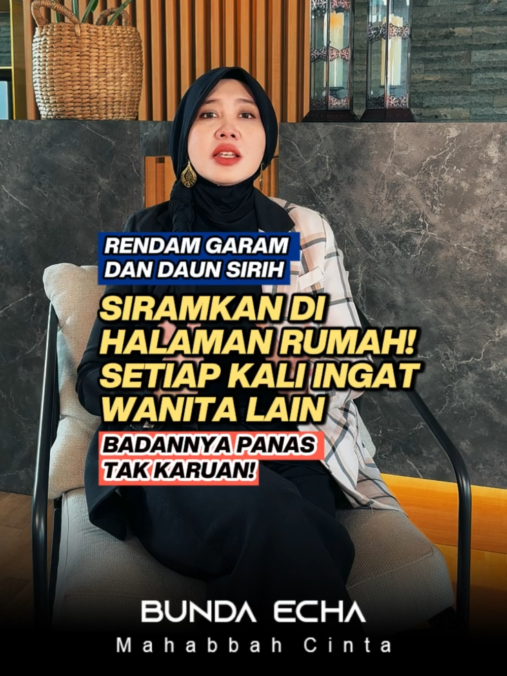 Rendam garam dan daun sirih, Siramkan di halaman rumah. Suami akan lupa sama wanita lain #bundaecha #doapenguncihati #doamenguncihatipasangan #doaistriuntuksuami #memisahkansuamidenganpelakor 