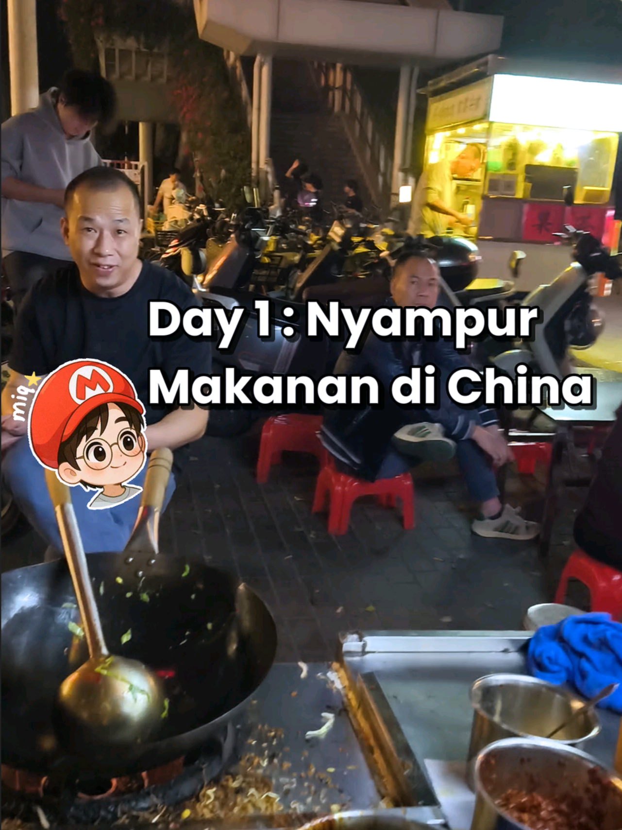 nyampur makanan pake HSK seadanya #china #day1 #internationalstudent #indonesia #kuliahdichina 