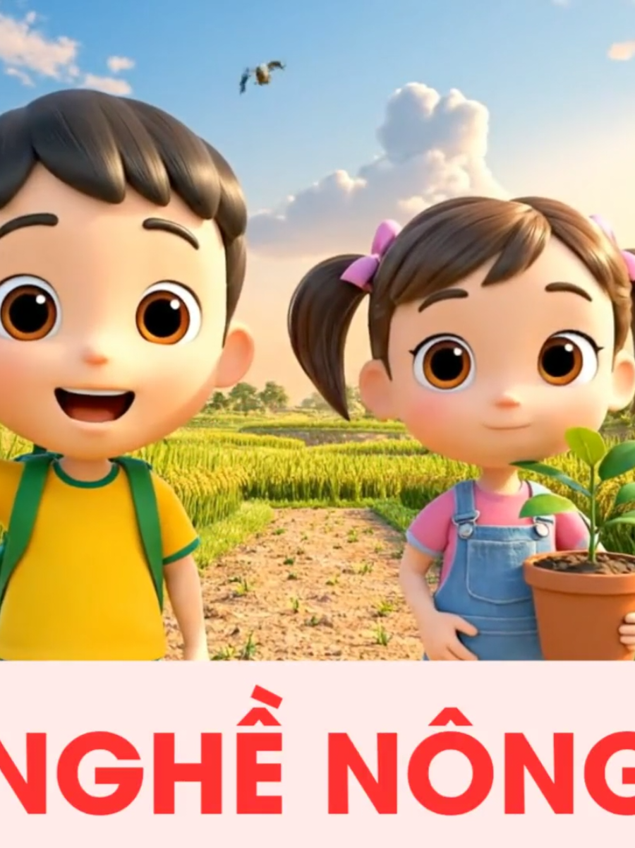 Cùng tìm hiểu về nghề nông. #giaovienmamnon #giaovientieuhoc #xuhuong #canva #vuivemoingay❤️ 