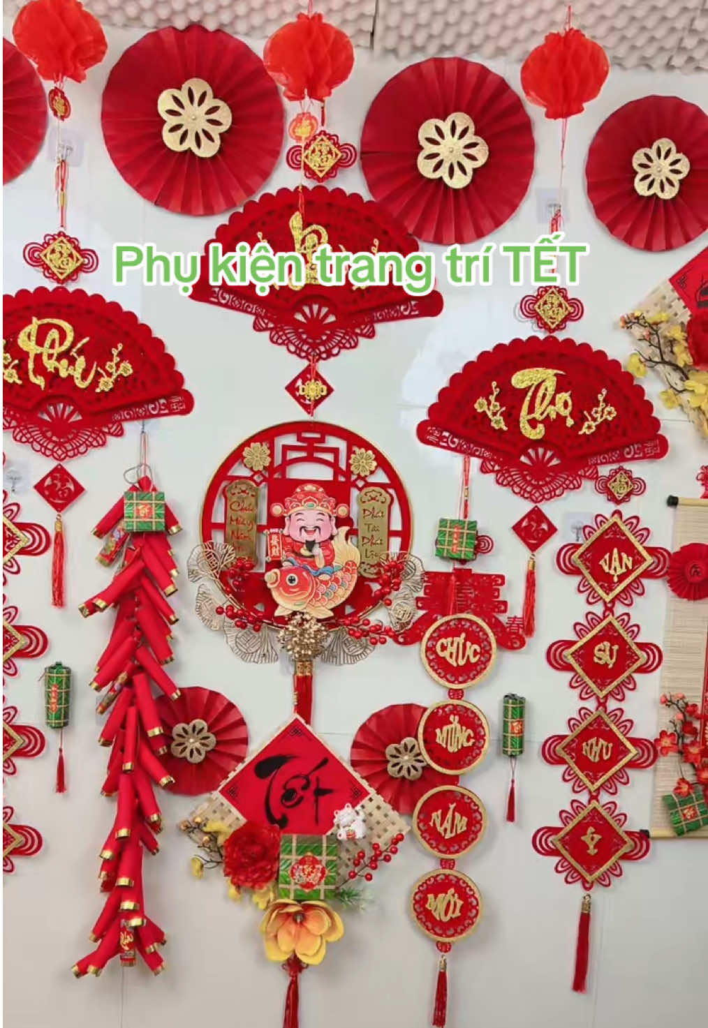 Sắp đến Tết rồi mời các anh chị ghé shop em tham khảo phụ kiện trang trí Tết #tet2026 #phukientet #trangtritet #tongkhogiadungtholinh 
