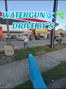 Watergun 💦🔫 Drive By’s #fyp #explorepage✨ 