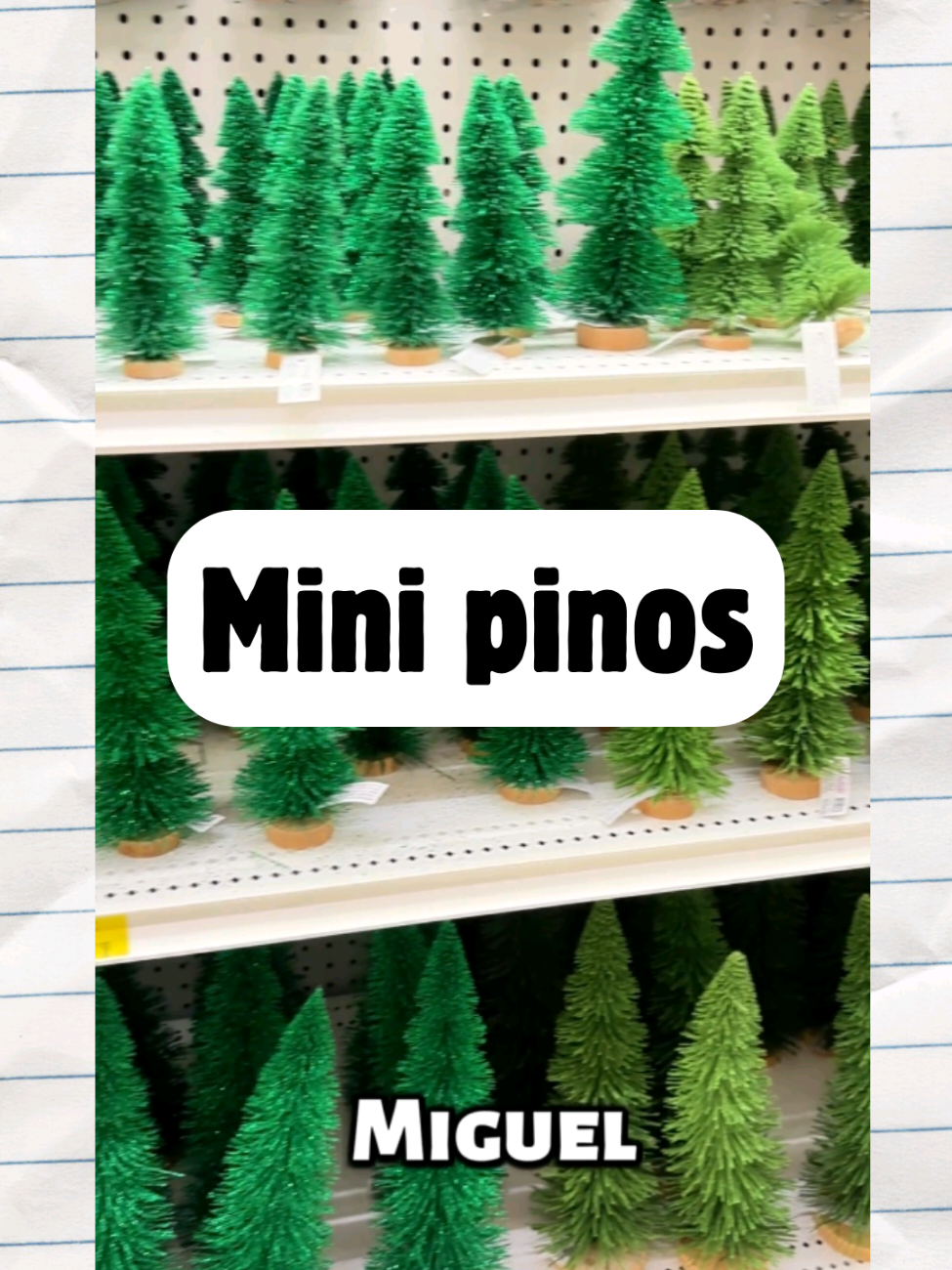 🎄 Mini pinos, grandes ideas 🌟 Encuentra todos los modelos con nieve, diamantina o acabado natural en @Fantasias Miguel MX . #NavidadCreativa #DecoracionNavideña #MiniPinos #DIYNavideño  