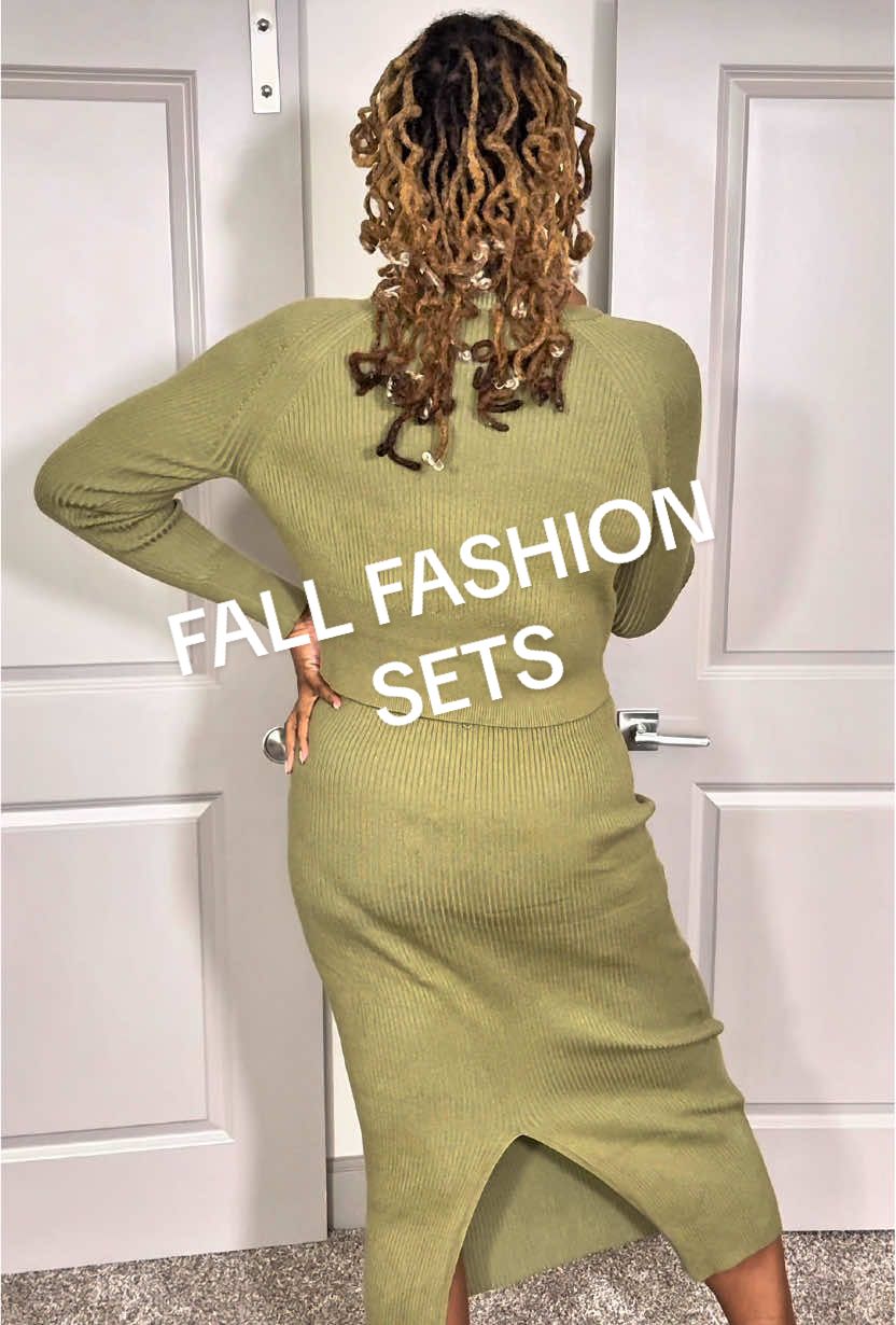 Tall girl tested and approved🫰🏾 Three skirt + long sleeve sets that understood the assignment — comfy, cute, and long enough to actually fit these legs. You can dress them up with heels or keep it chill with sneakers or flats. The pleated set? My personal fave — it’s the softest thing I’ve tried on all week🤭 🛍️Shop these on my LTK linked in my bio or COMMENT AUTUMN and I will DM you the link⬇ https://liketk.it/5v1wA  ^ ^ Follow me for more👇🏾 @SixFourUnicorn ^ ^ #FallFashion #WinterLooks #TallGirlProblems #AmazonFinds #OutfitInspo  @Amazon Influencer Program @Amazon Fashion @Amazon 